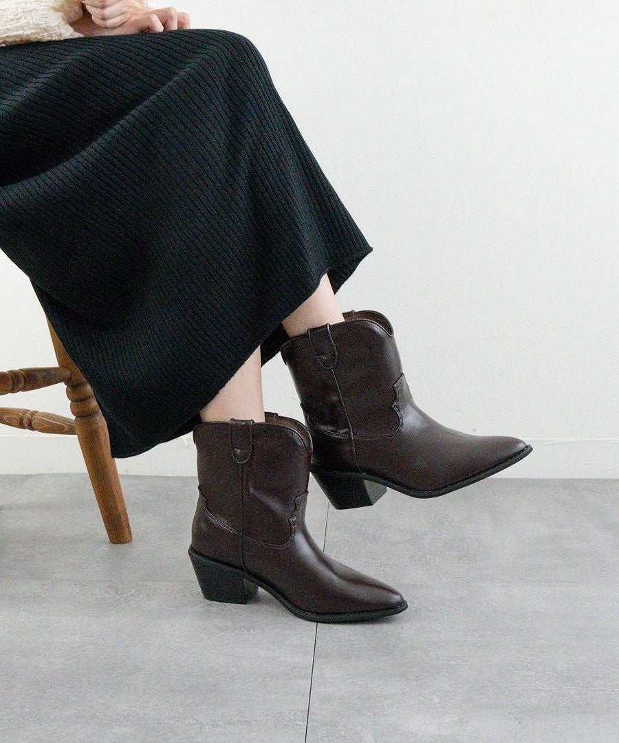 【美品】BOTAS JE-VER　ウエスタンショートブーツ FUNNY公式ストア BOTAS JACA レディース ウエスタンブーツ ショート