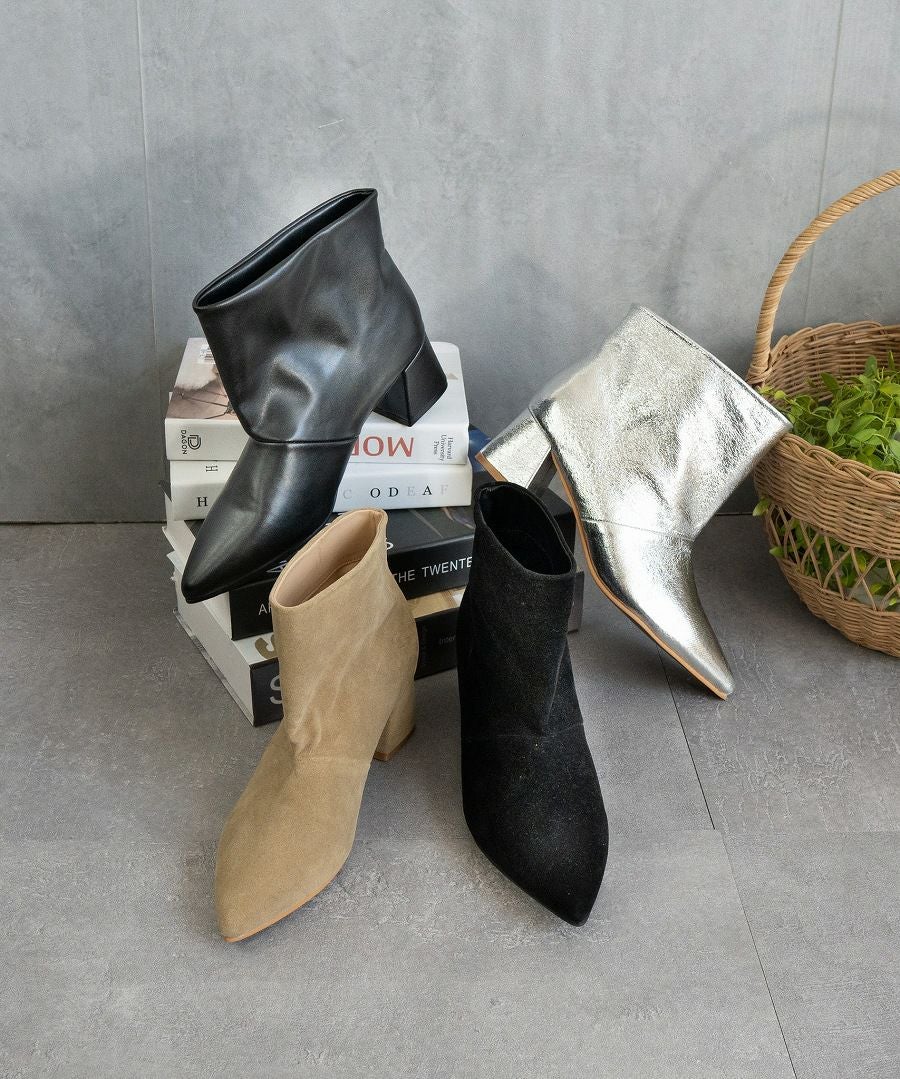 ワイドシャフトショートブーツ/レディース/fabby fabby(ファビー